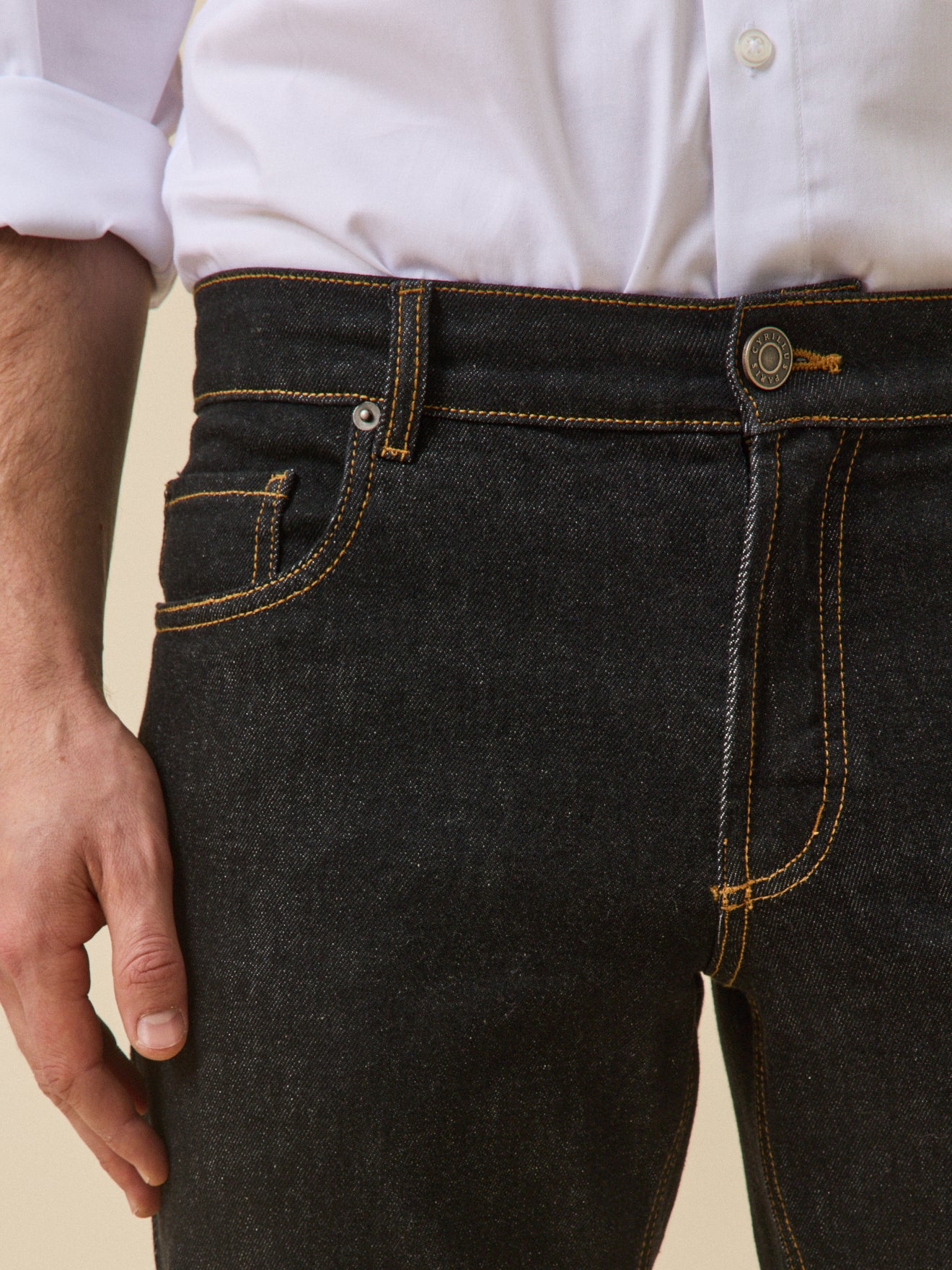 Regular fit herenjeans - biokatoen