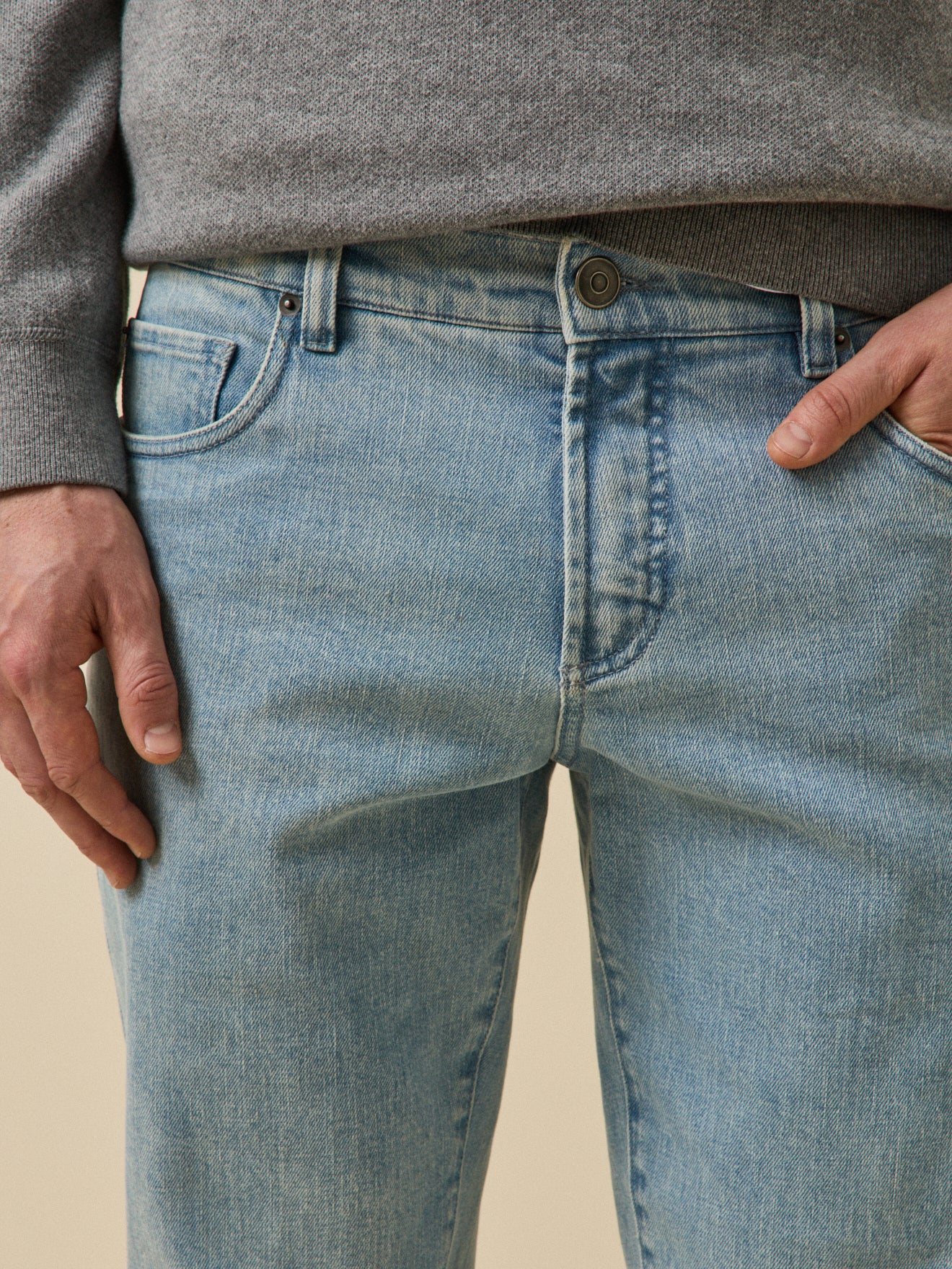 Regular fit herenjeans - biokatoen