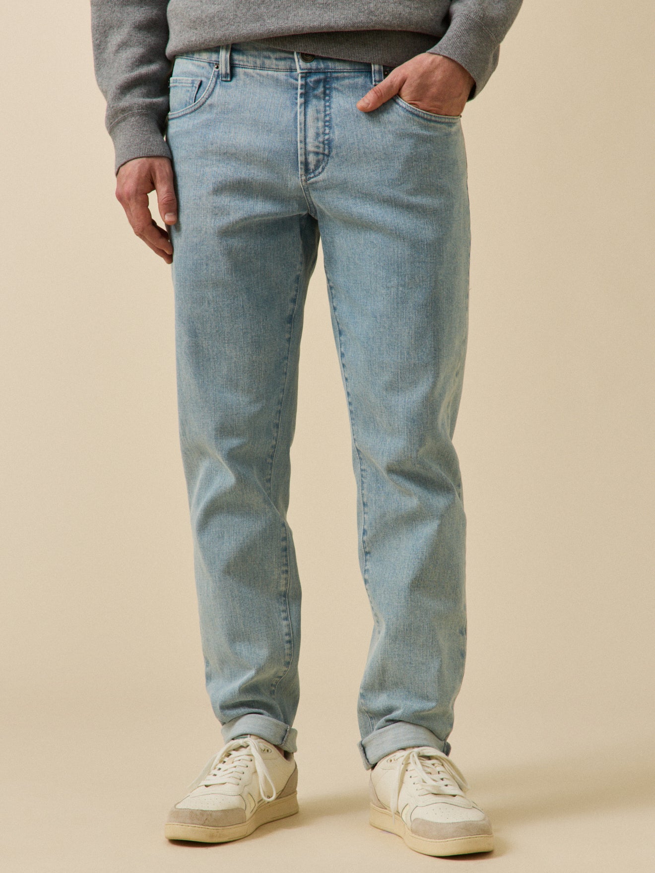 Regular fit herenjeans - biokatoen