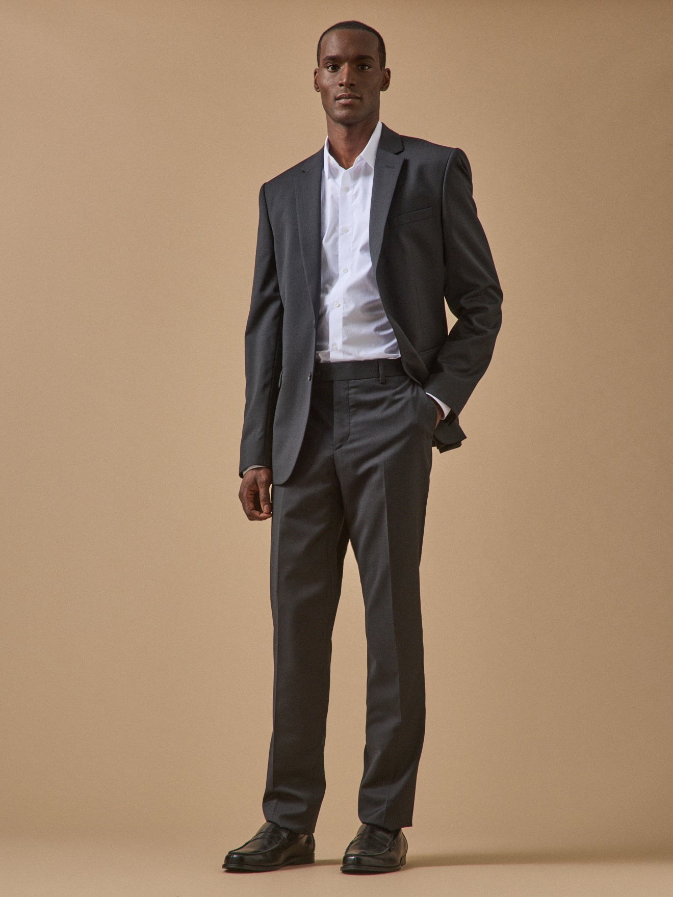 Pantalon de costume homme 100% laine