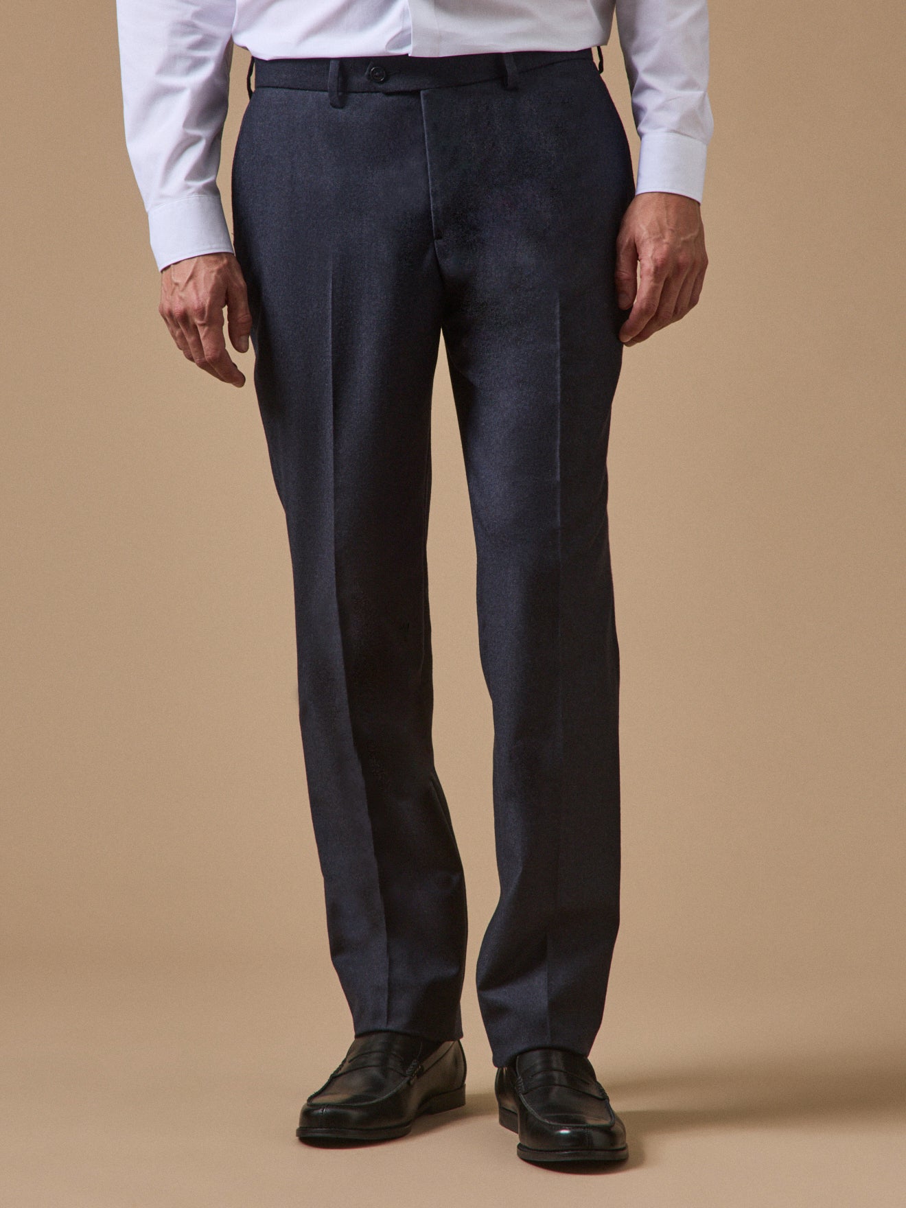 Pantalon de costume flanelle homme