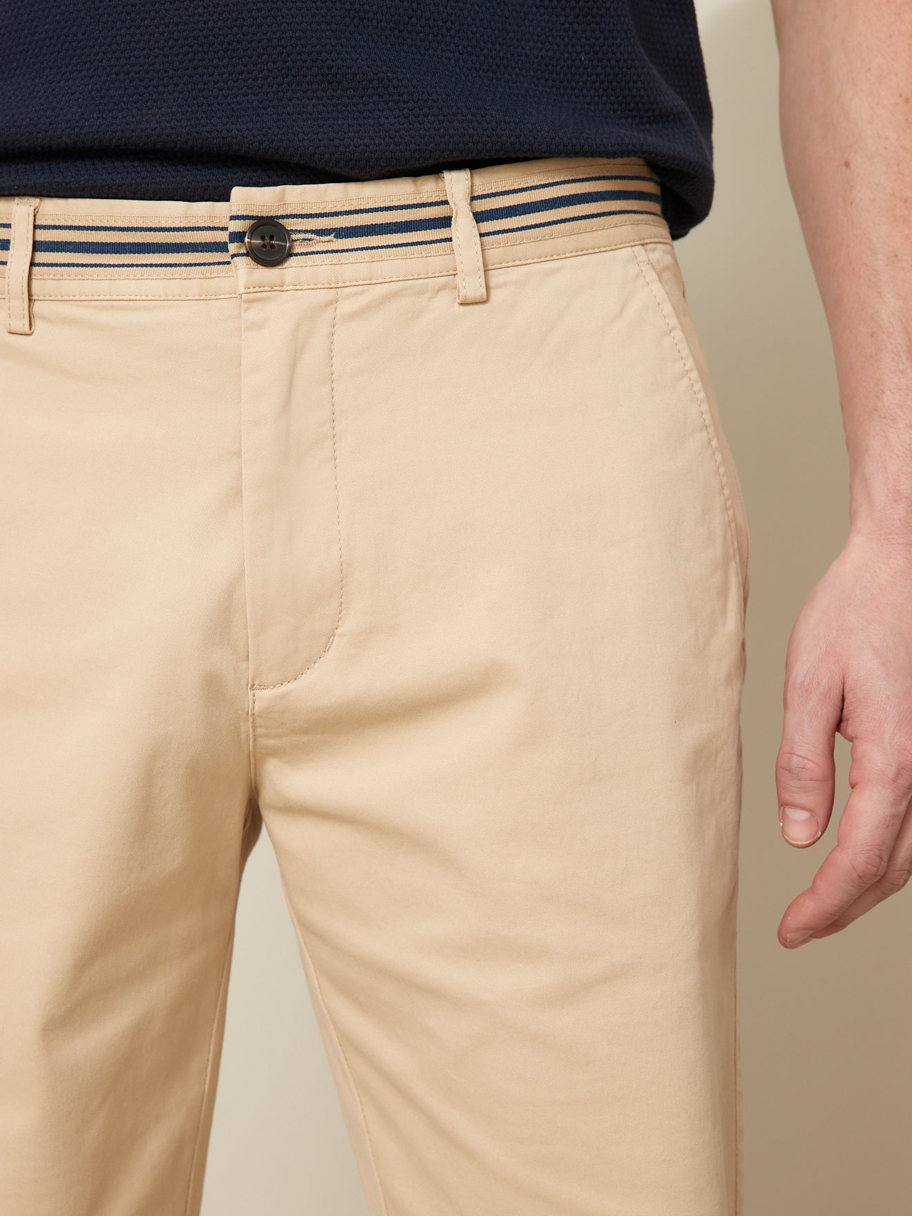 Bermuda droit homme coton stretch