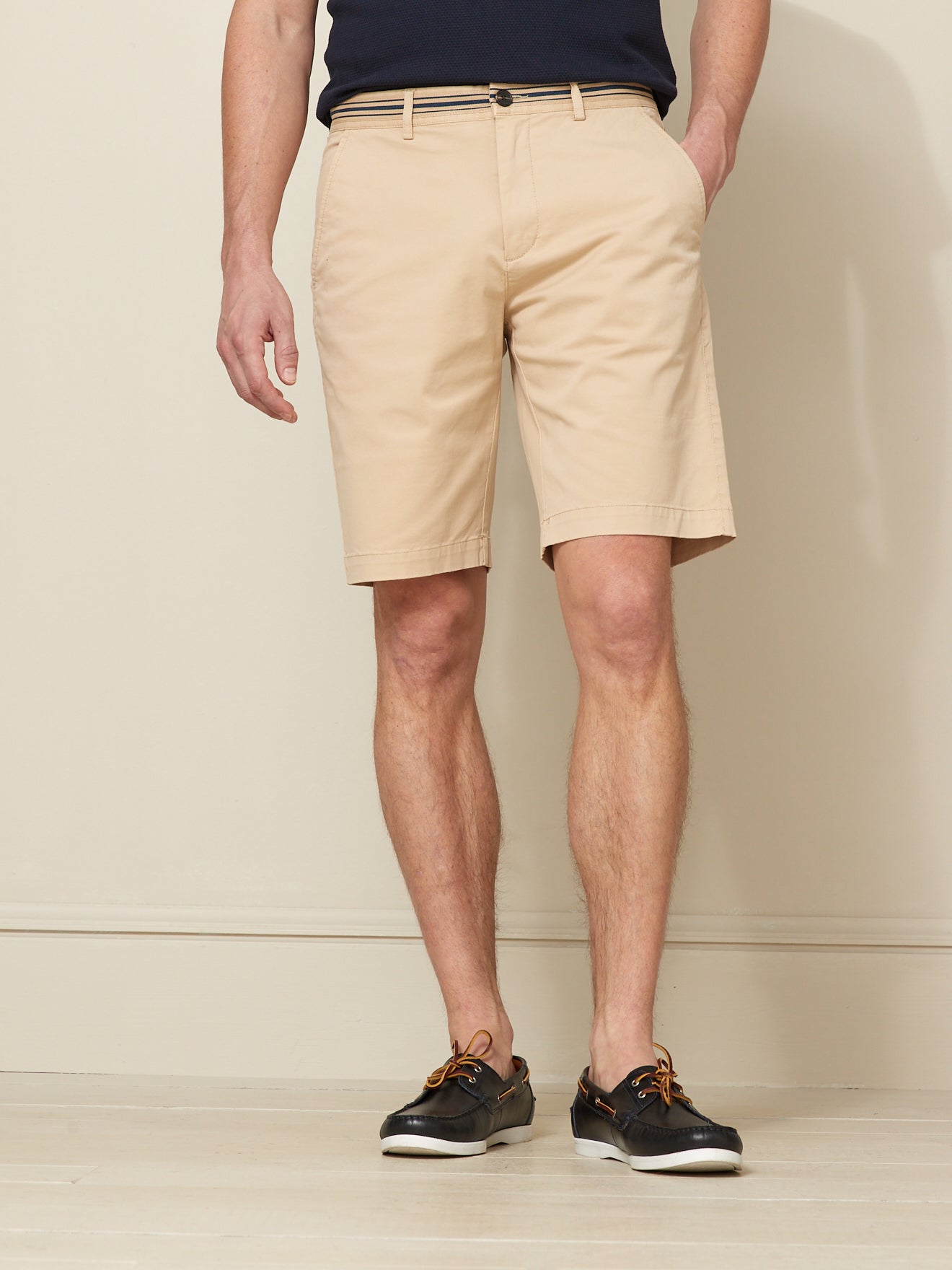 Bermuda droit homme coton stretch