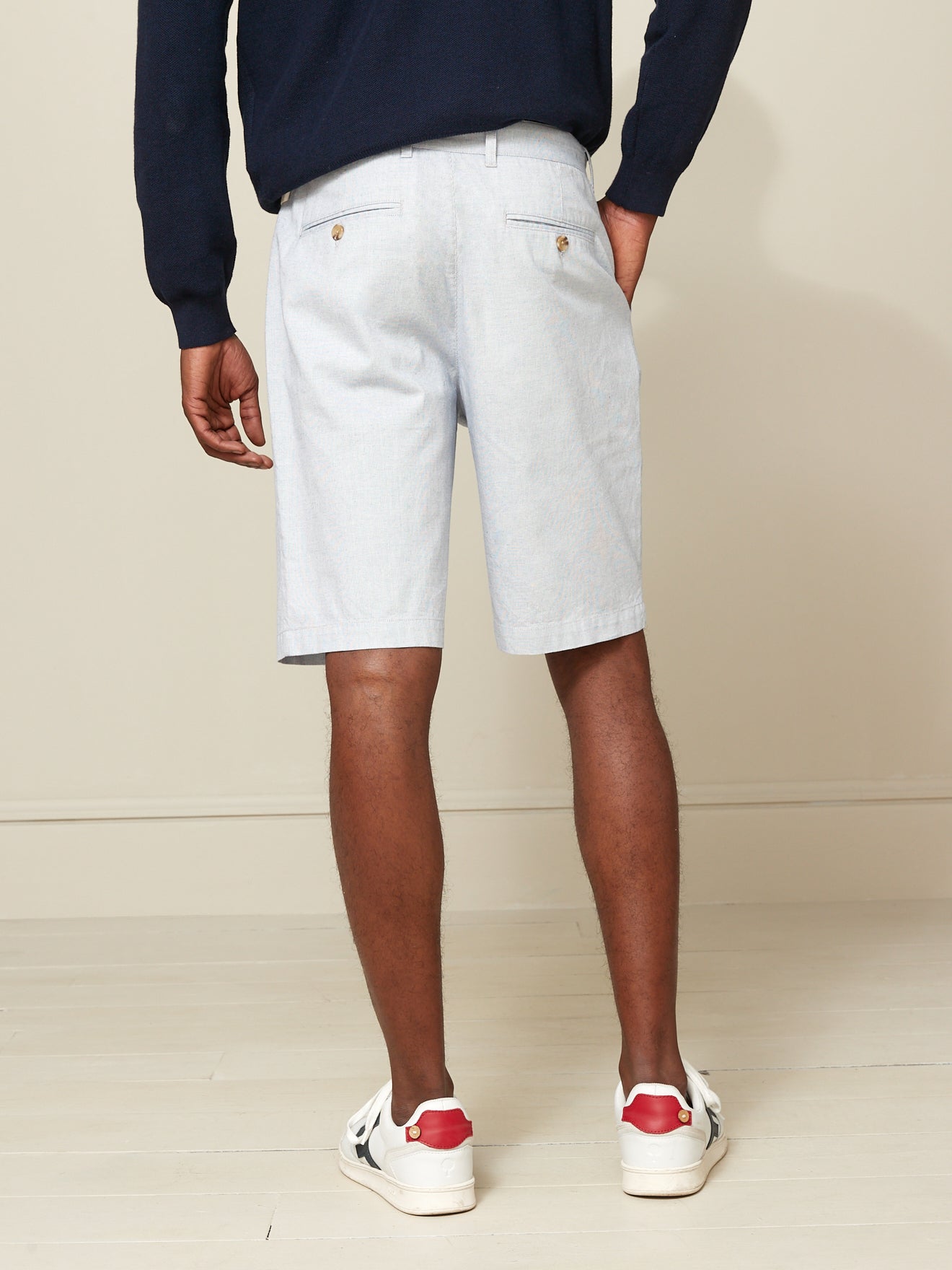 Bermuda fil à fil homme
