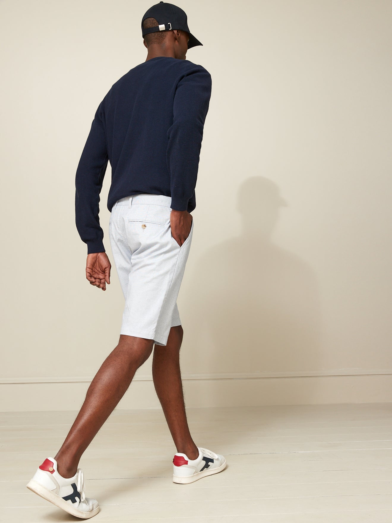 Bermuda fil à fil homme