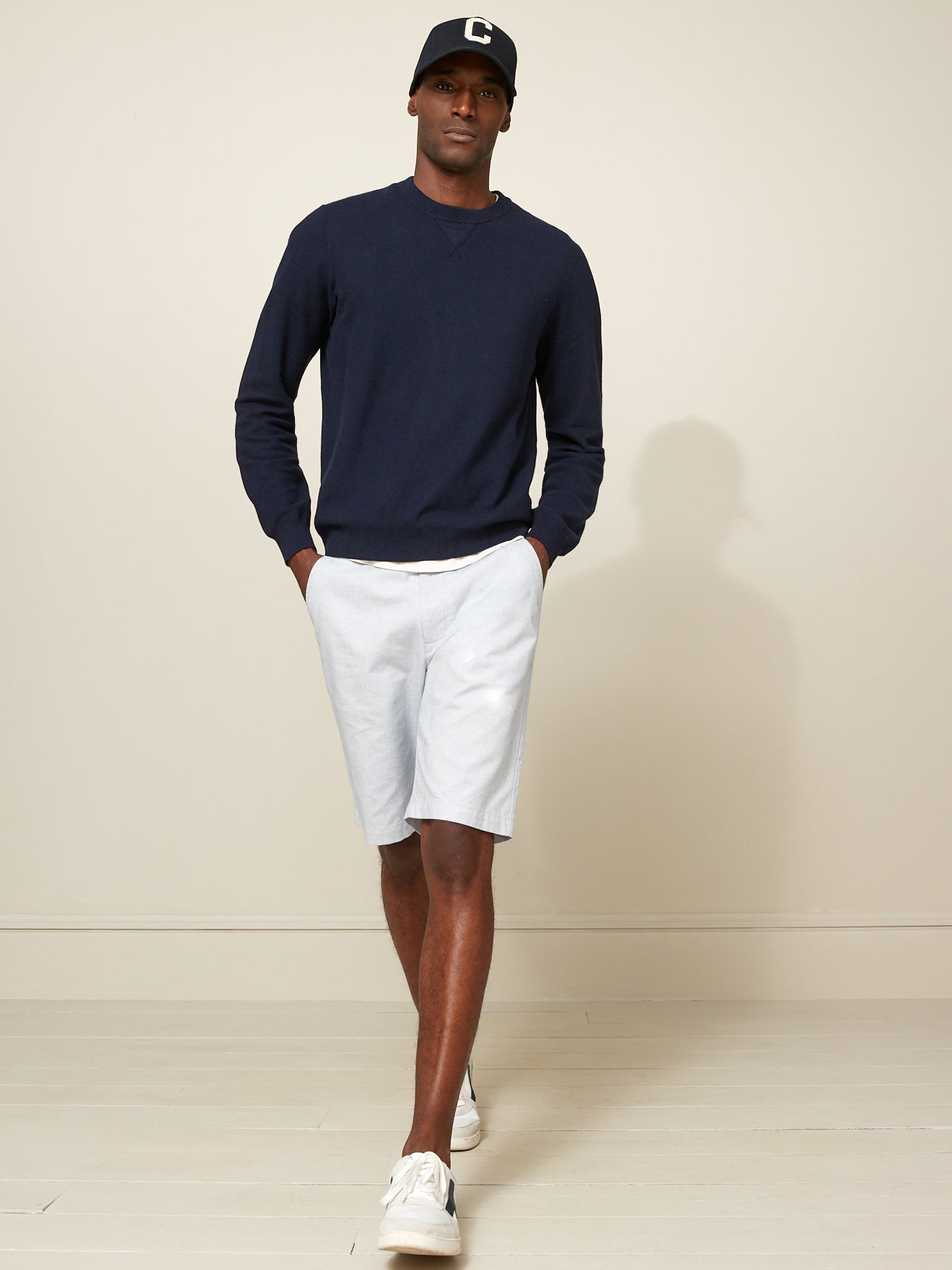 Bermuda fil à fil homme