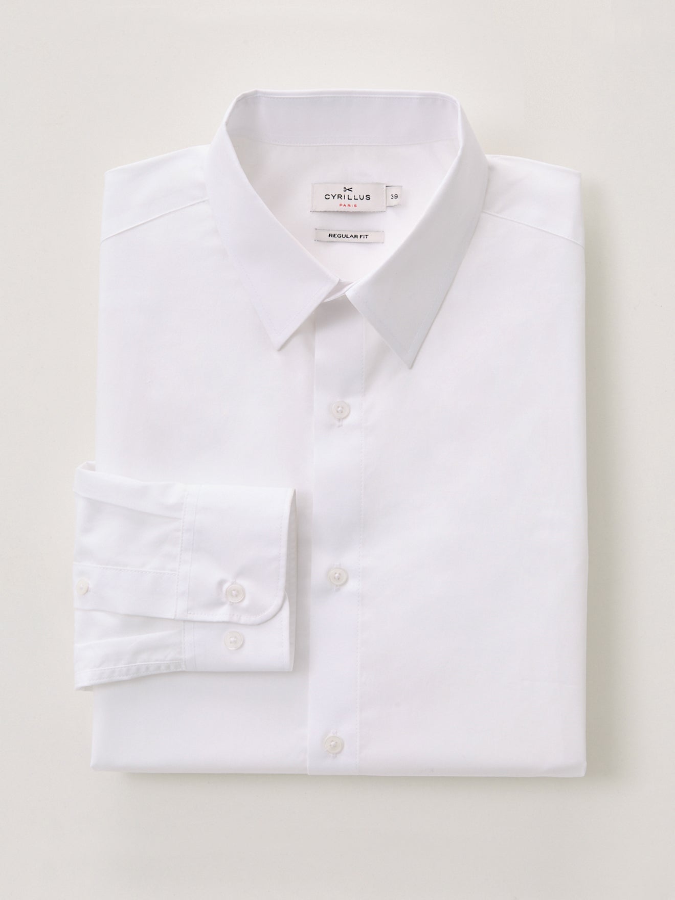 Chemise Regular Fit homme popeline unie easy care