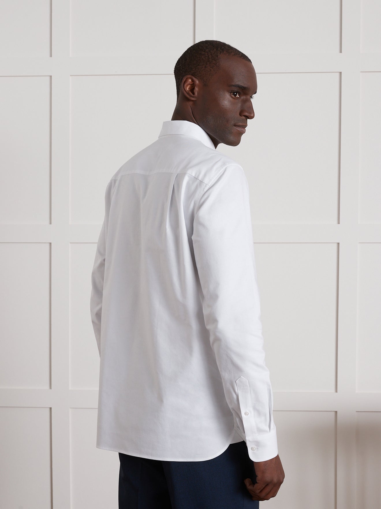 Classic fit herenhemd in oxfordstof - biokatoen