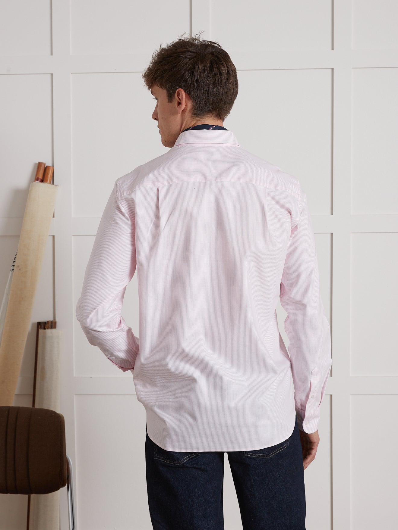 Classic fit herenhemd in oxfordstof - biokatoen