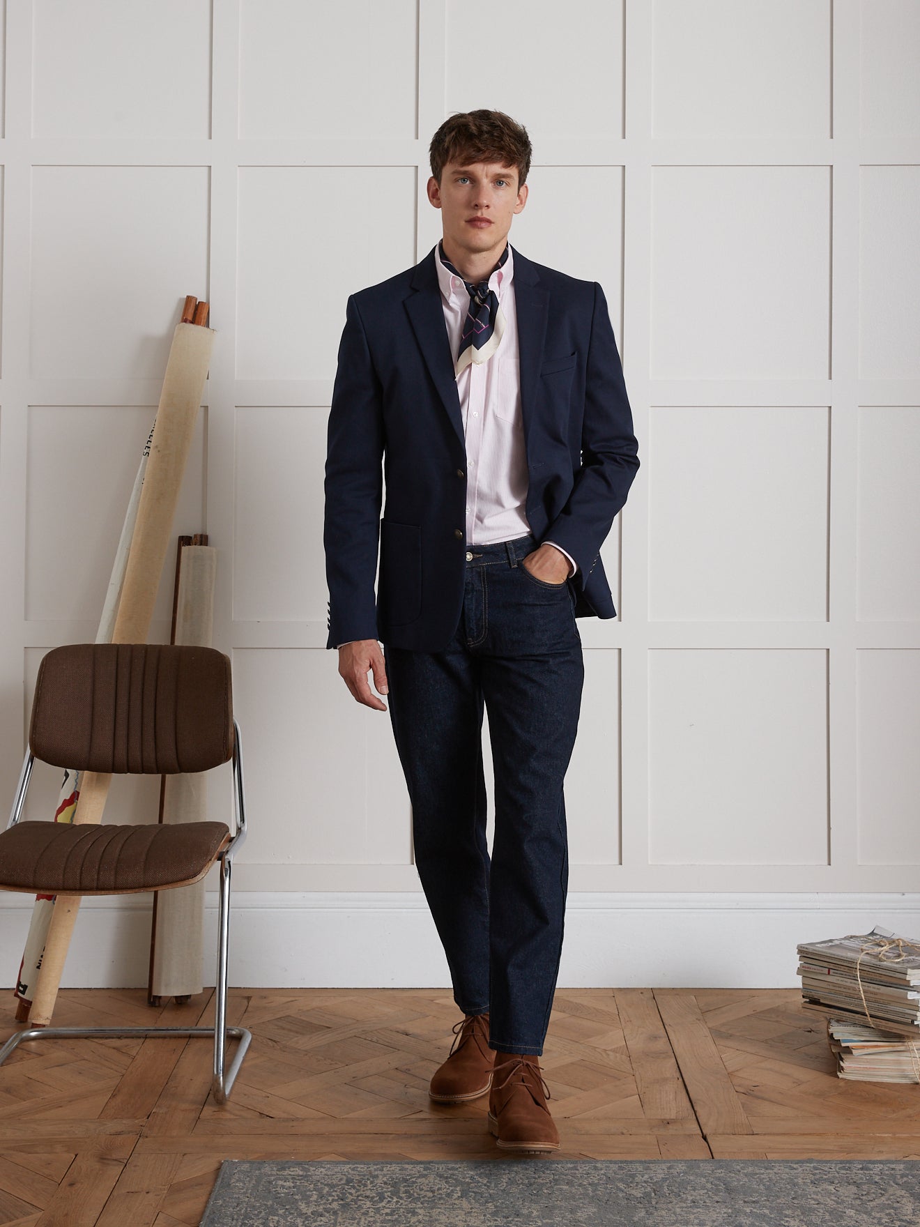 Classic fit herenhemd in oxfordstof - biokatoen