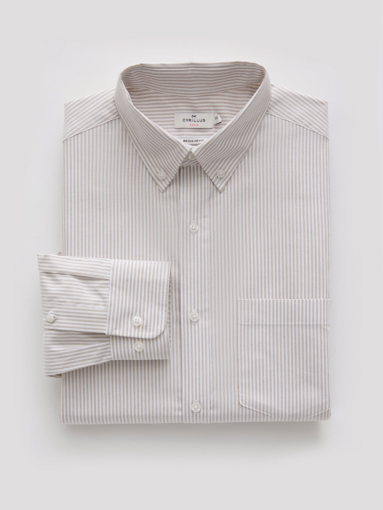 Classic fit herenhemd in oxfordstof - biokatoen