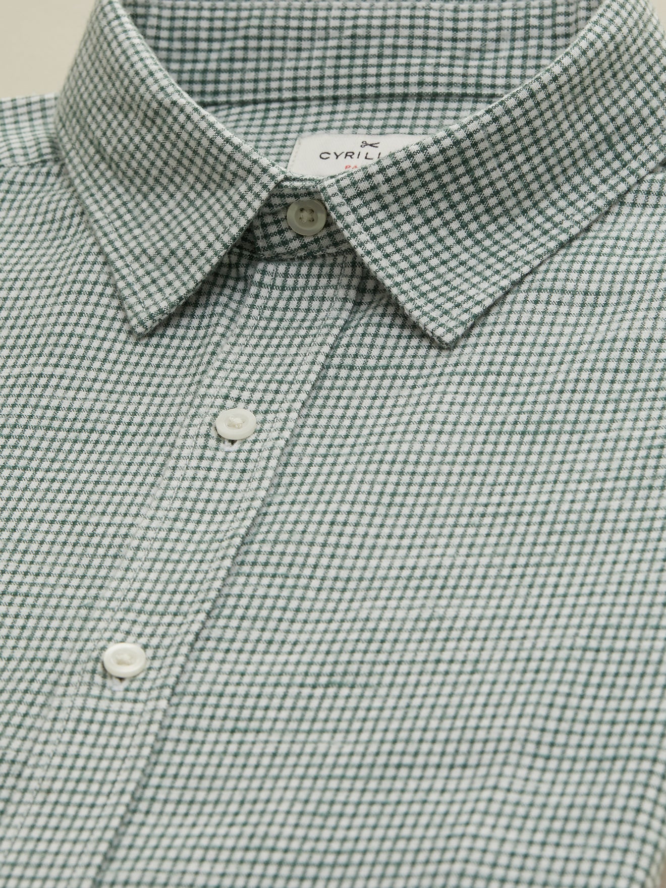 Regular fit herenhemd met ruitenprint