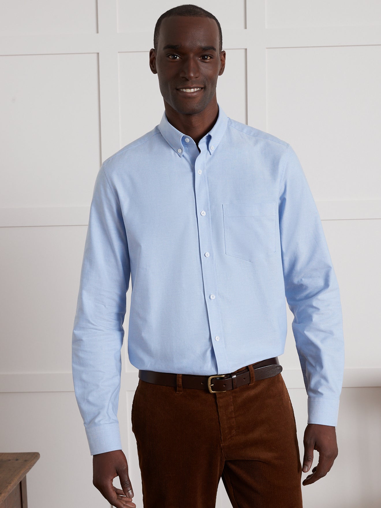 Chemise unie Regular Fit homme non iron