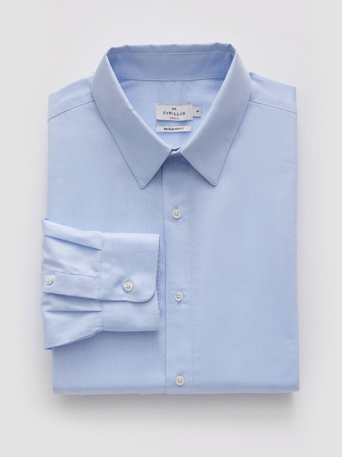 Chemise unie Regular Fit homme non iron