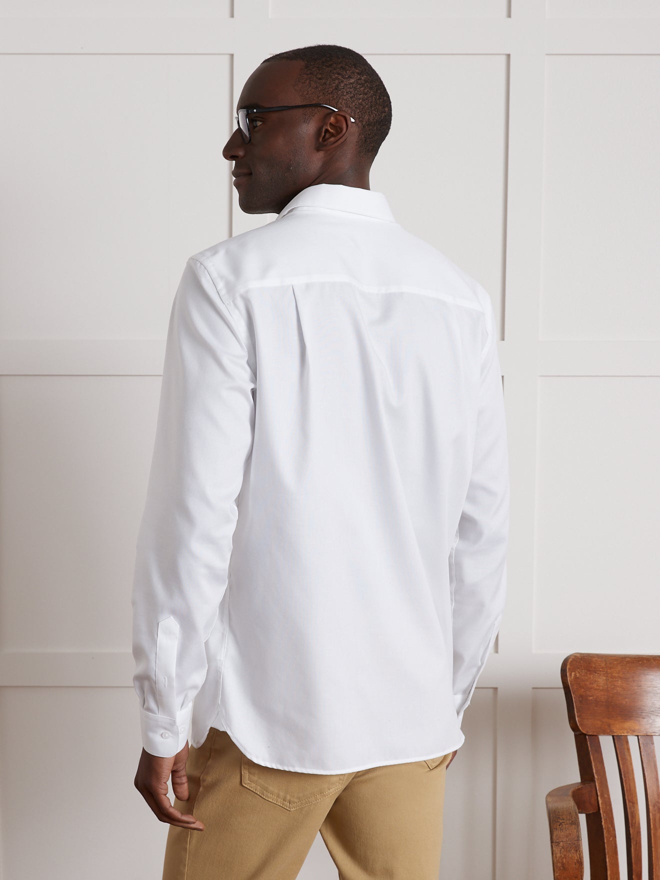 Regular fit pinpoint herenhemd, non-iron