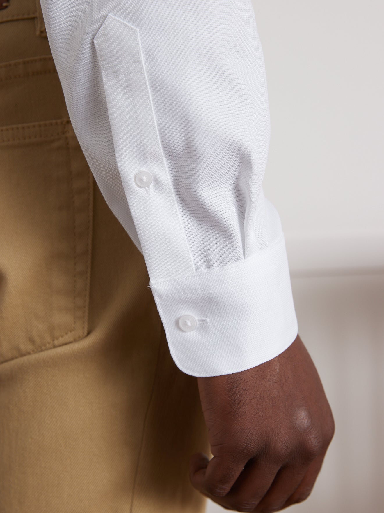 Regular fit pinpoint herenhemd, non-iron