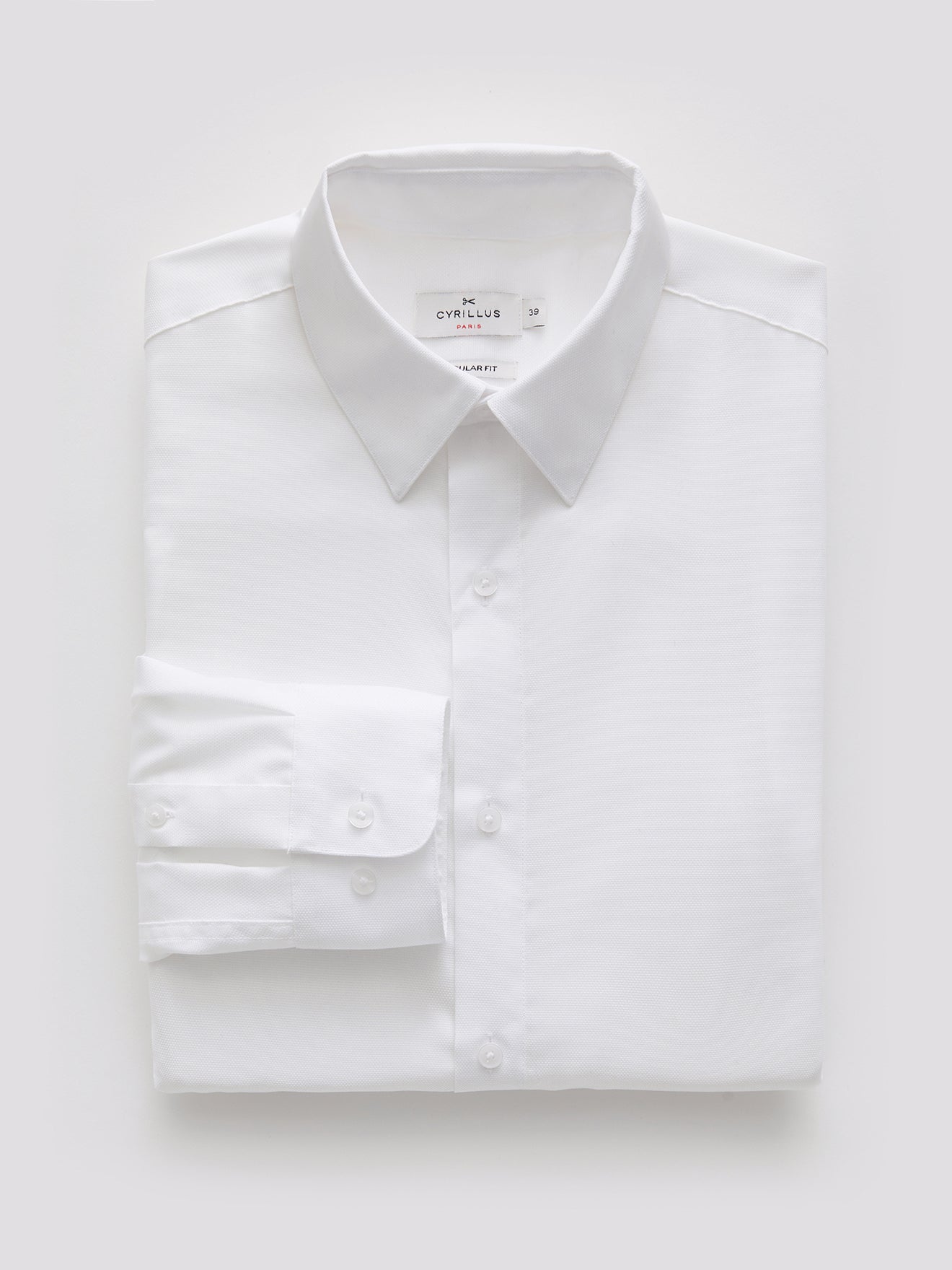 Regular fit pinpoint herenhemd, non-iron