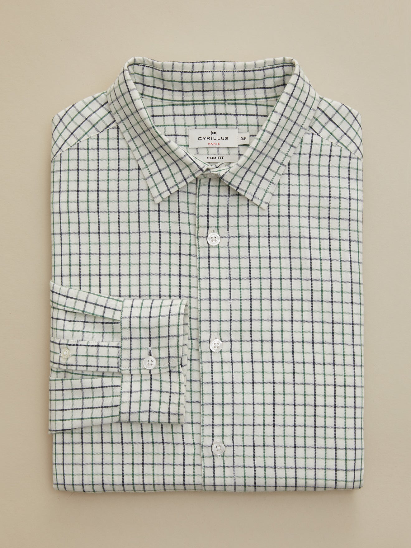 Chemise Slim Fit carreaux Tattersall homme