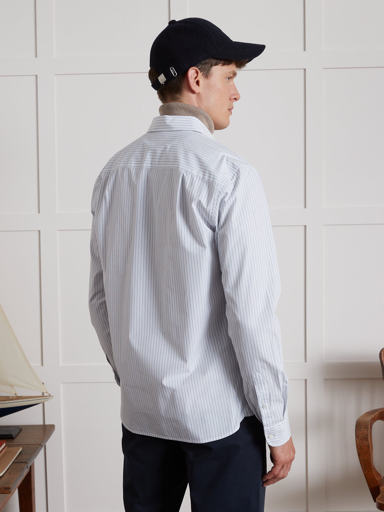 Chemise fines rayures Regular Fit homme