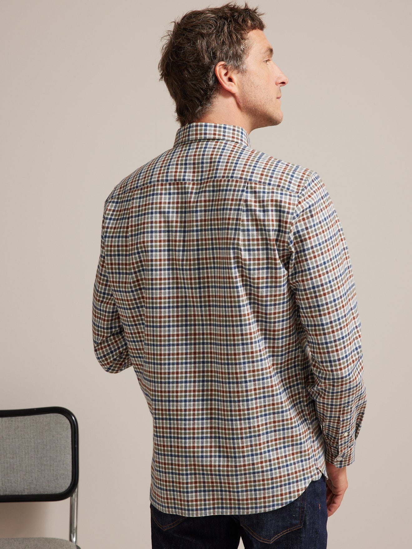 Chemise carreaux regular fit homme