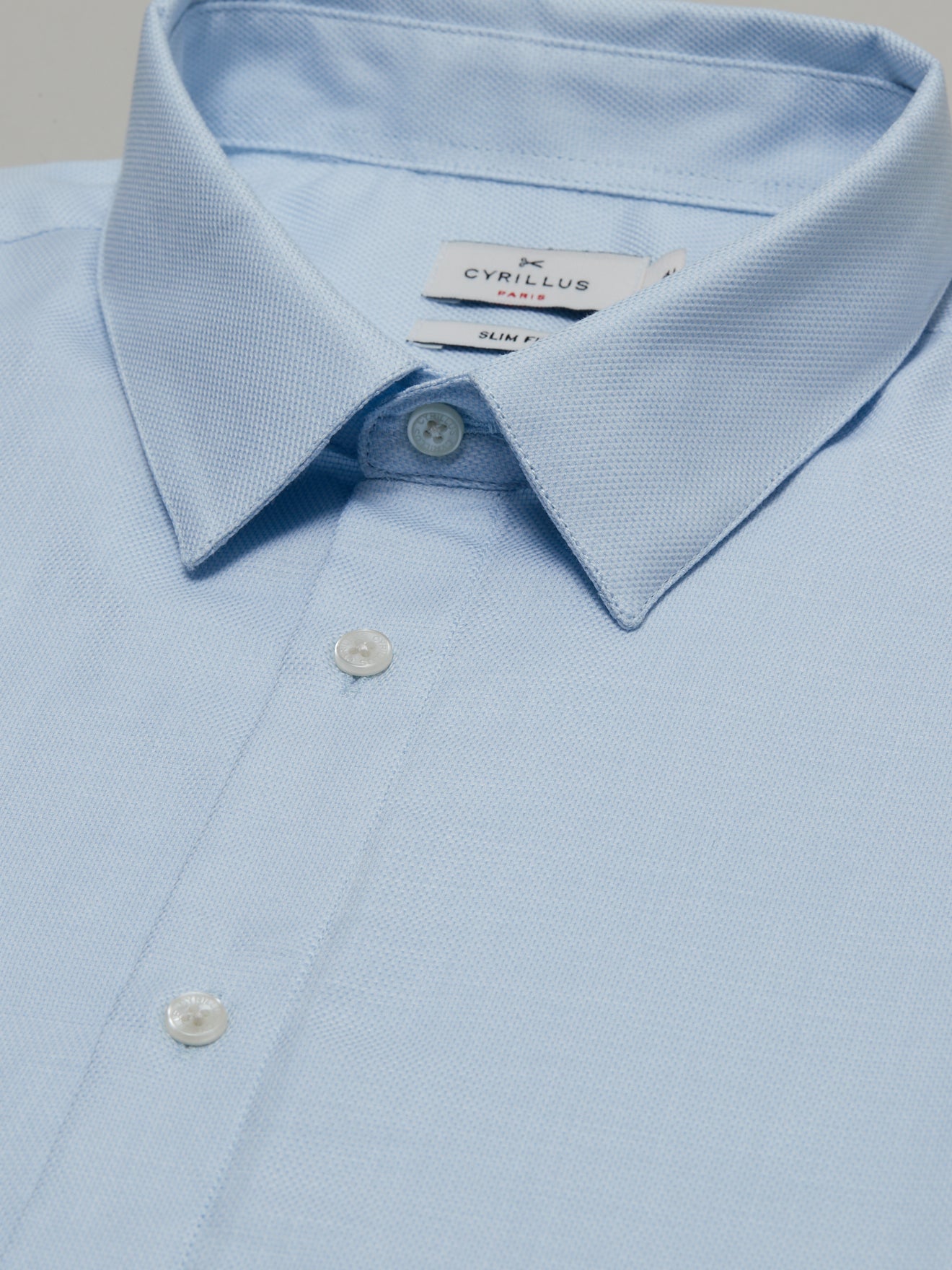Chemise unie slim fit homme non iron