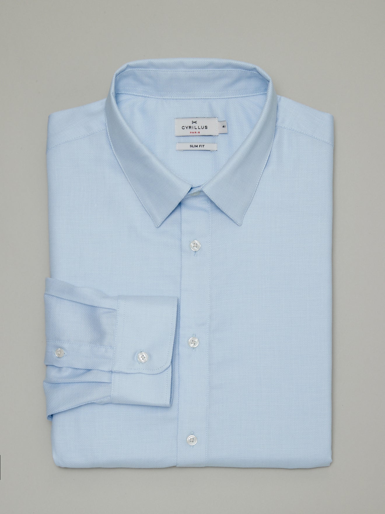Chemise unie slim fit homme non iron