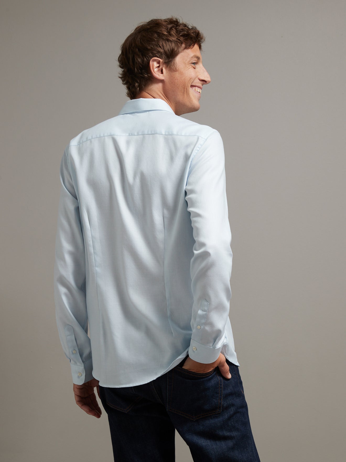 Chemise unie slim fit homme non iron