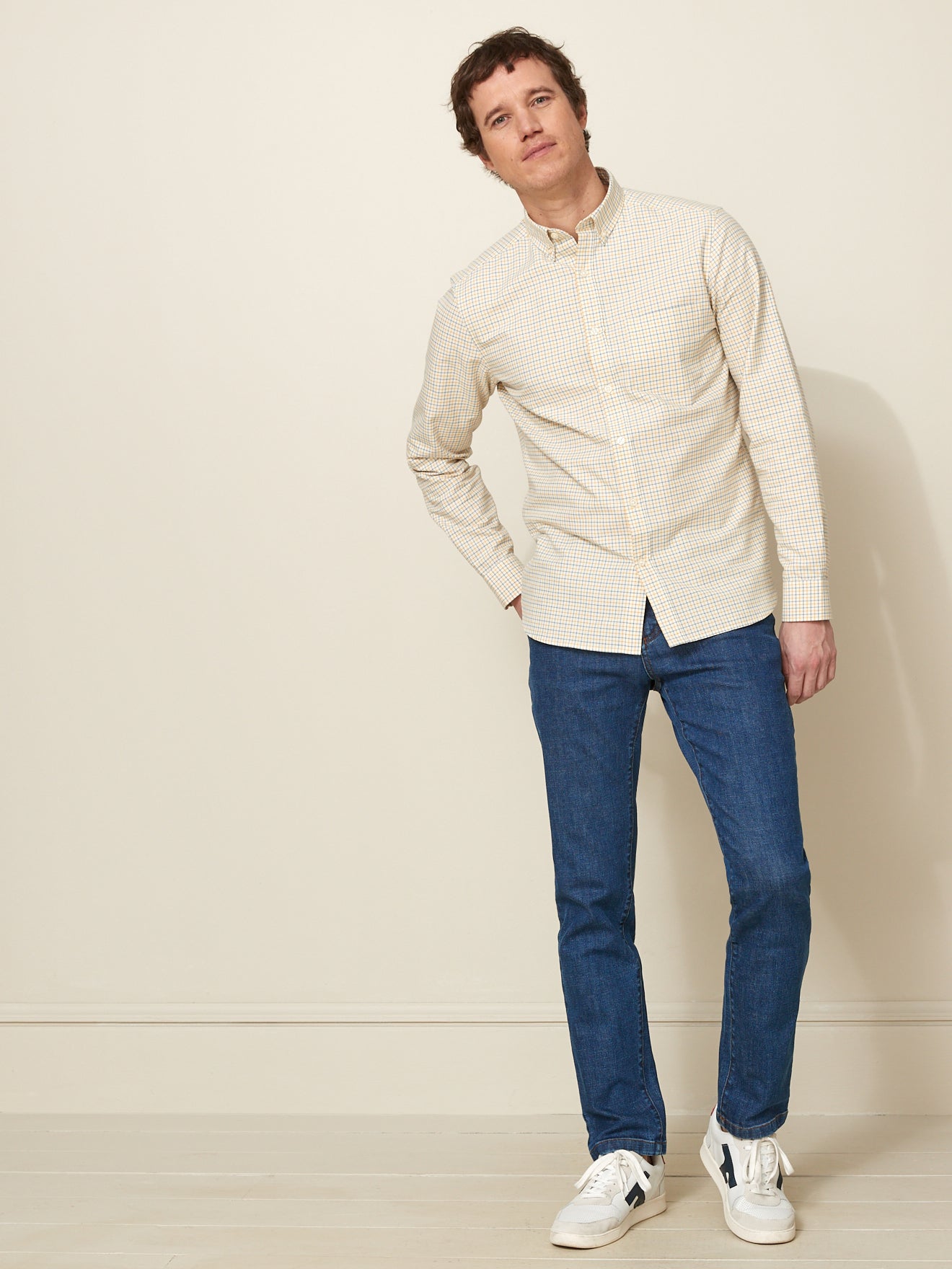 Herenhemd met tattersall, regular fit
