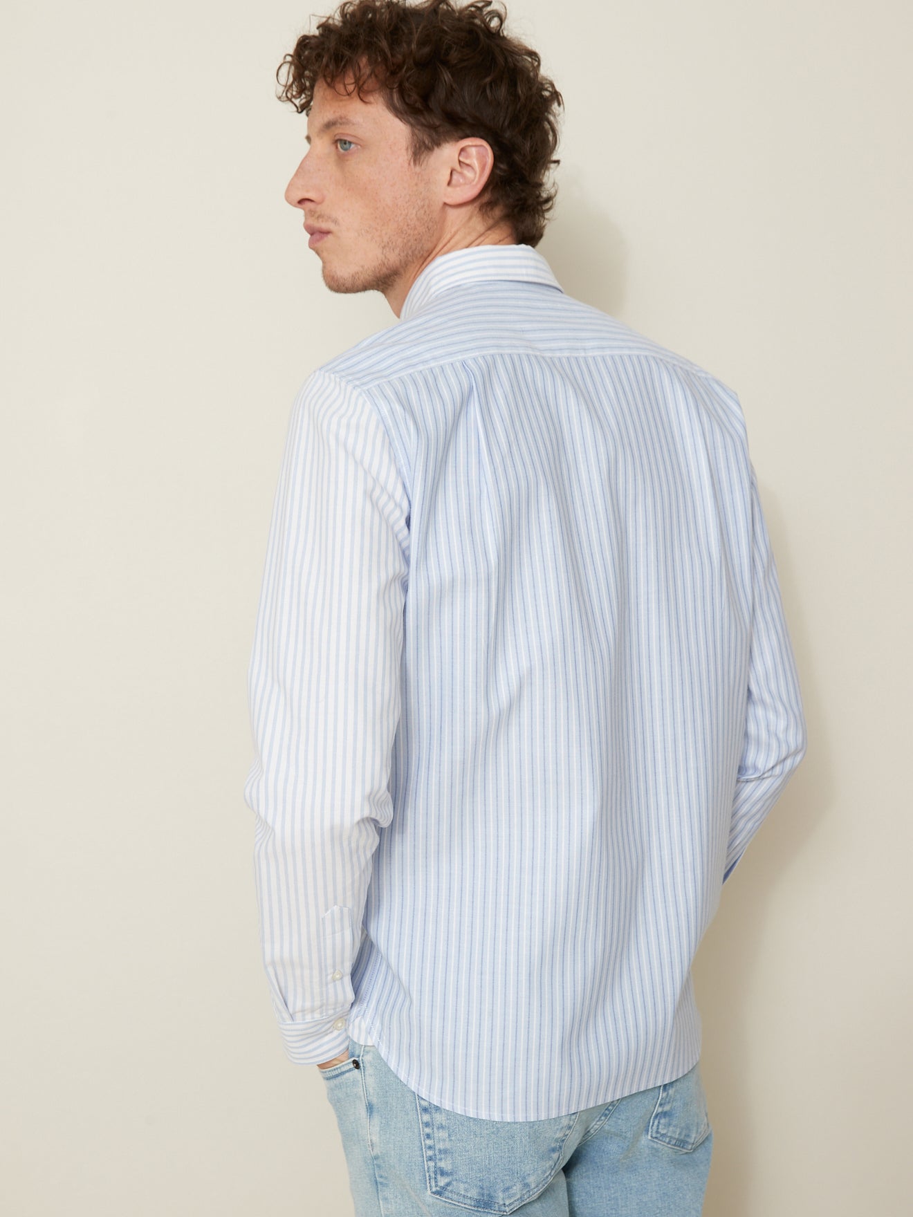 Chemise Regular Fit homme Oxford rayé