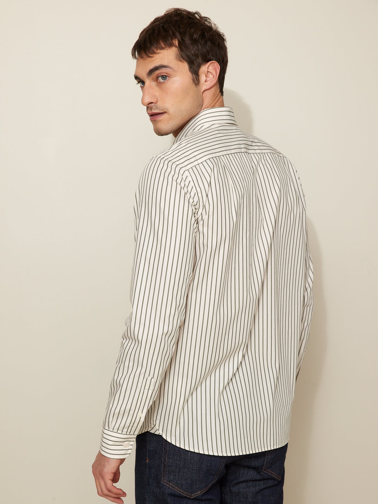 Chemise Regular Fit homme popeline rayée