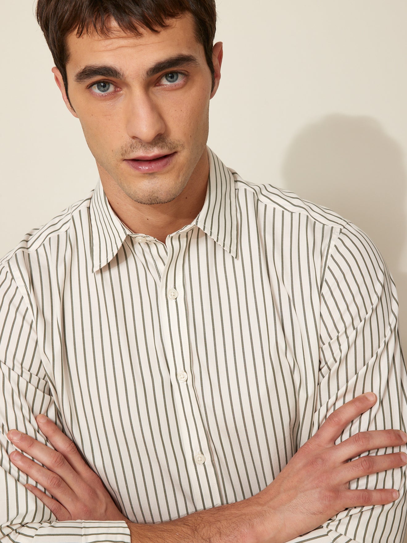 Chemise Regular Fit homme popeline rayée
