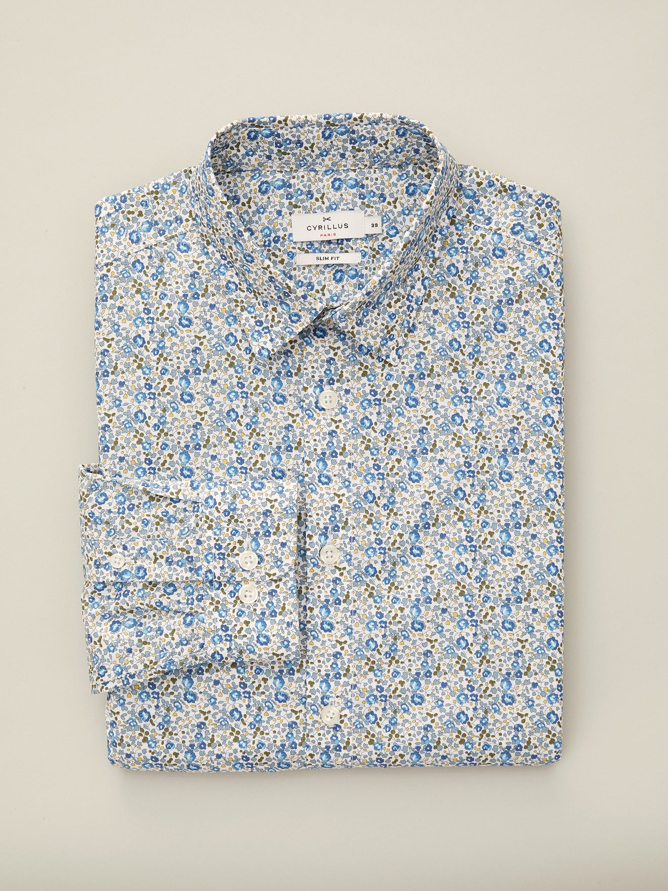 Chemise Slim Fit homme tissu Liberty Eloise