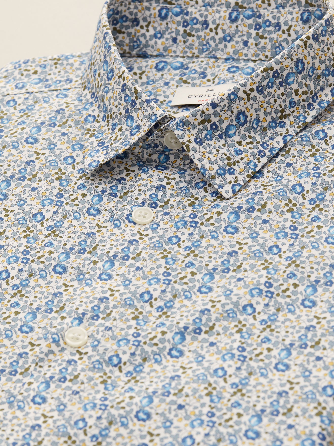 Chemise Slim Fit homme tissu Liberty Eloise