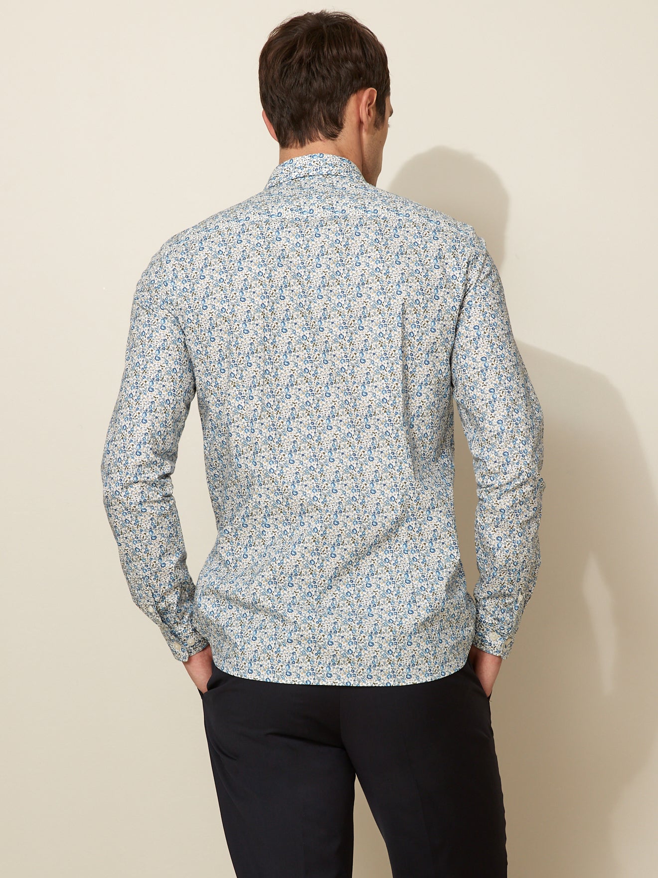 Chemise Slim Fit homme tissu Liberty Eloise