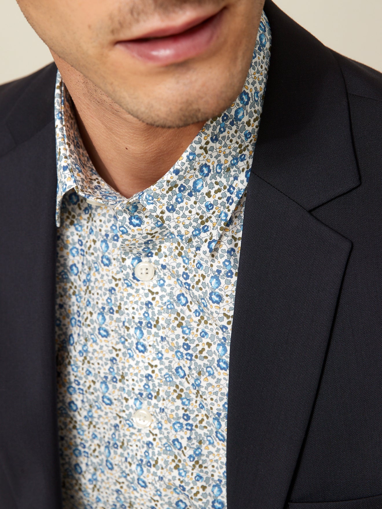Chemise Slim Fit homme tissu Liberty Eloise