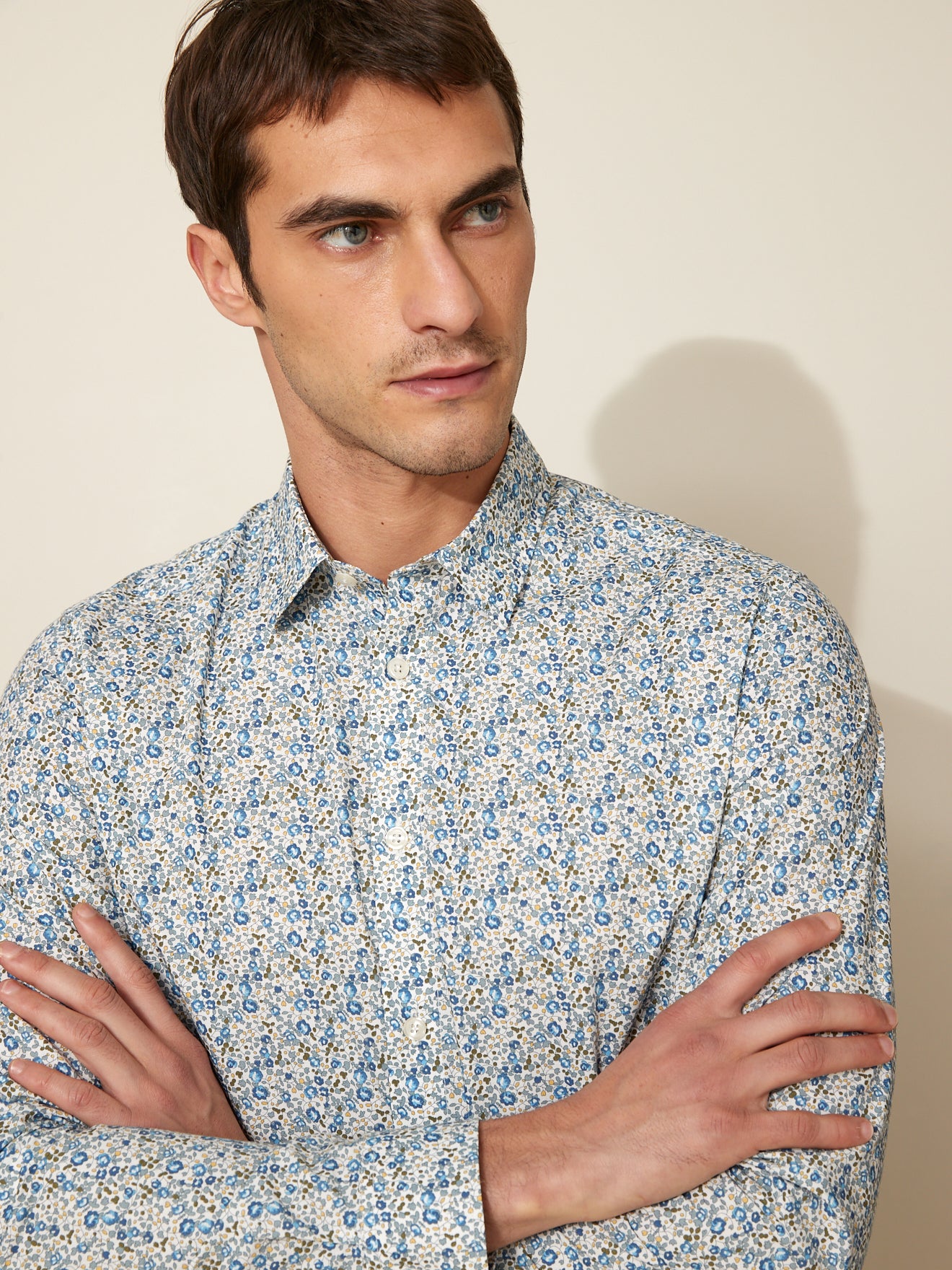Chemise Slim Fit homme tissu Liberty Eloise