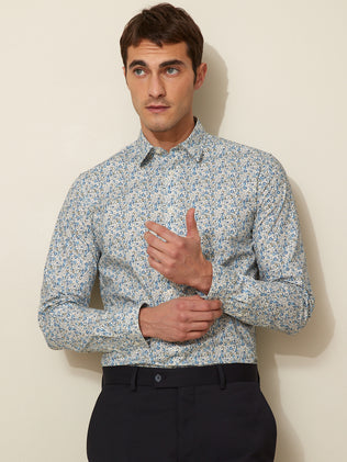Slim fit herenhemd in Liberty-stof Eloise