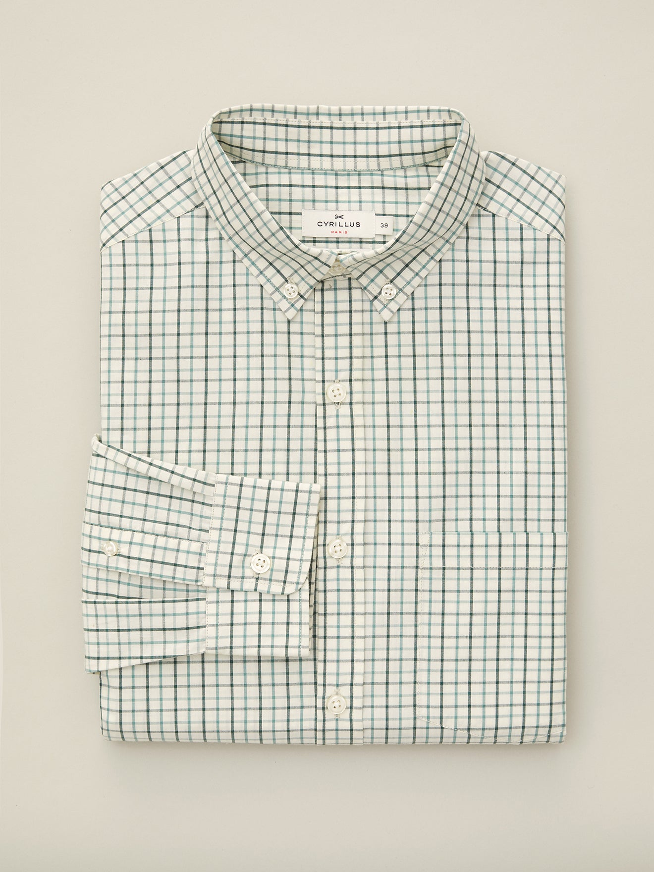 Herenhemd met tattersall, regular fit