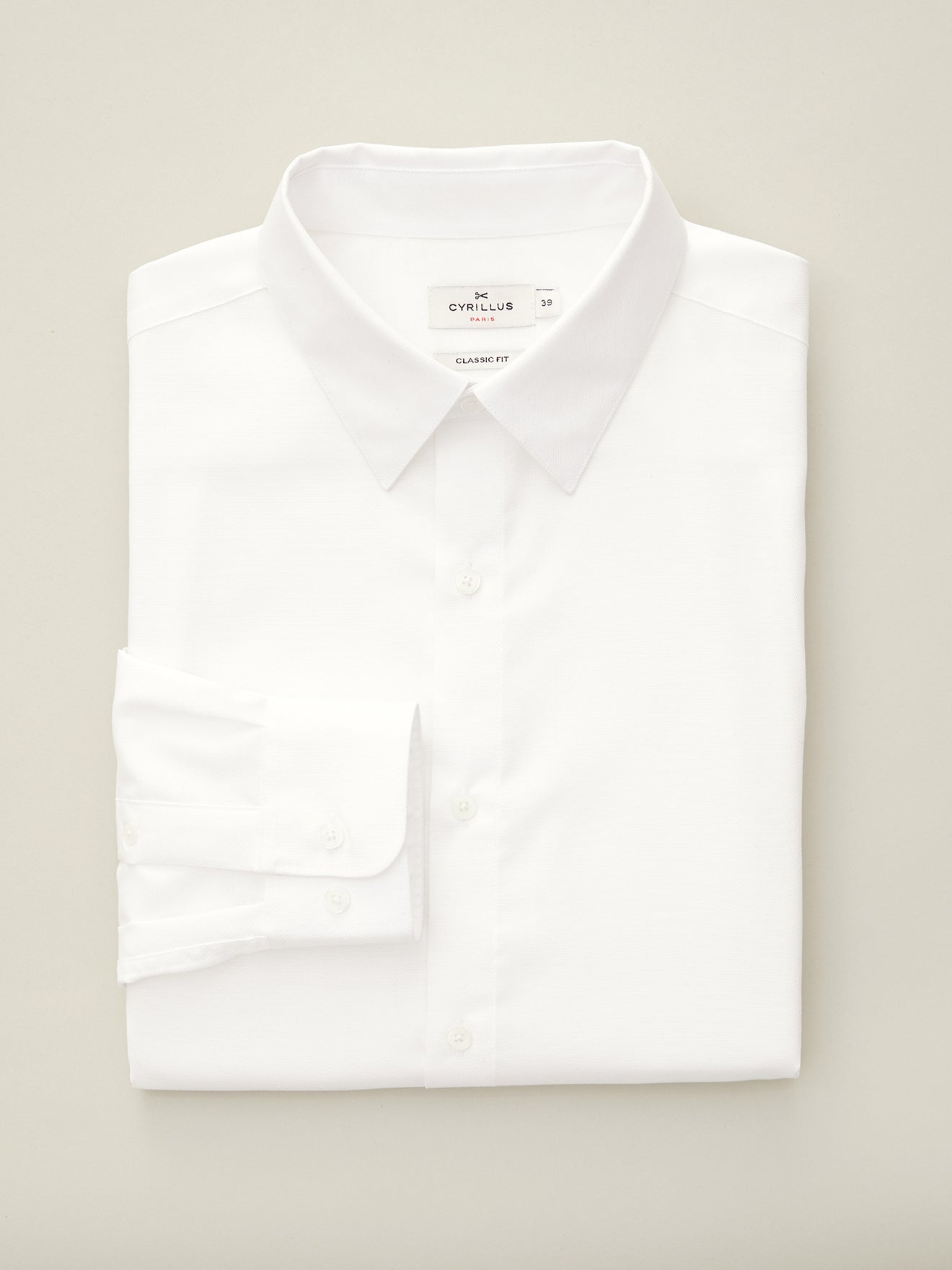 Herenhemd in pinpoint, non-iron, classic fit