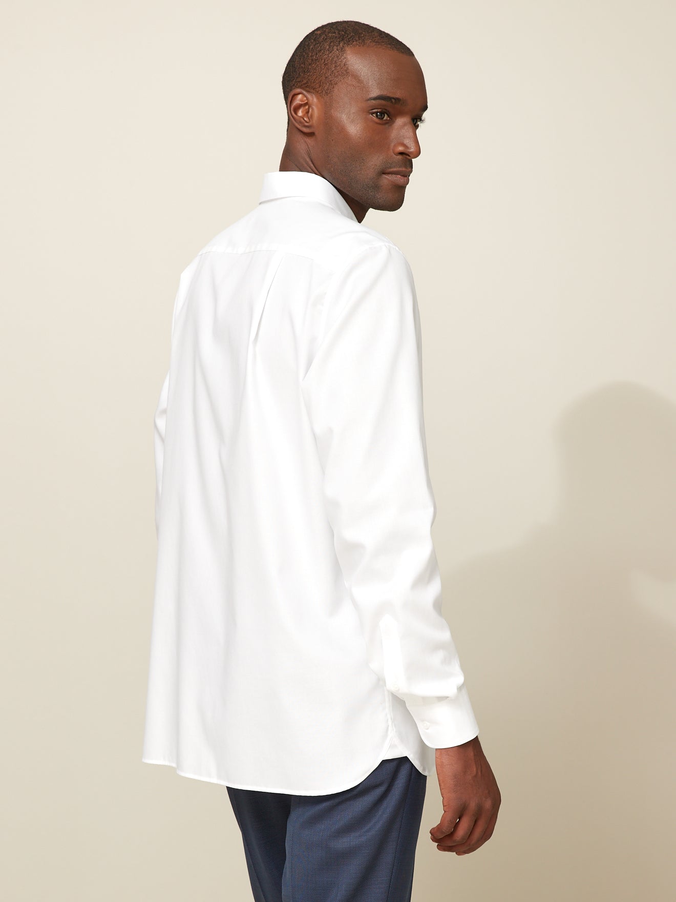 Herenhemd in pinpoint, non-iron, classic fit