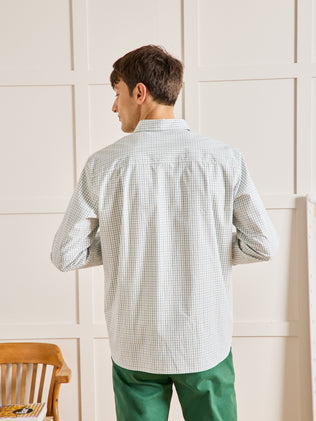 Chemise popeline carreaux Tattersall Regular Fit homme