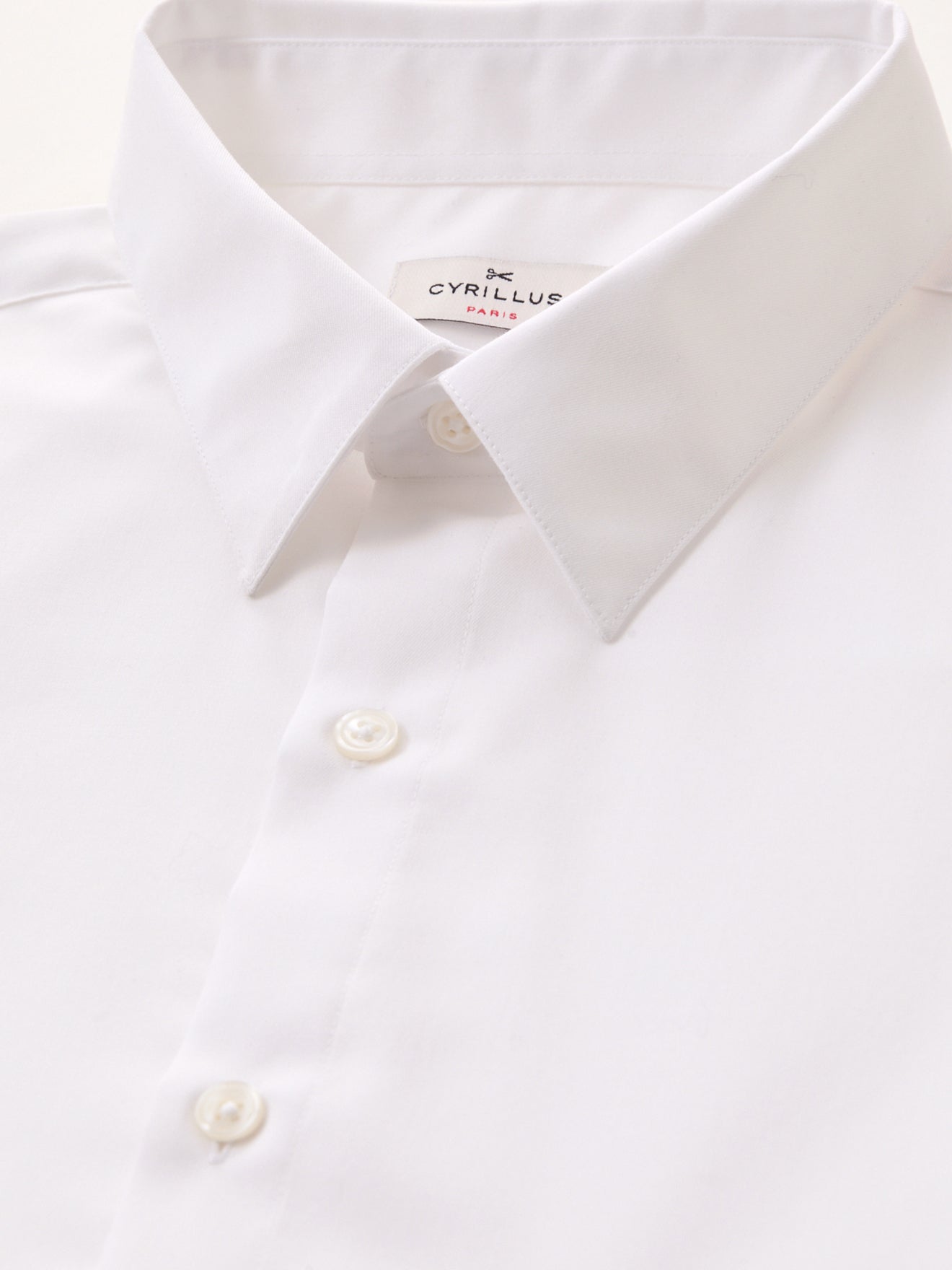 Effen regular fit herenhemd in katoenen twill, non-iron