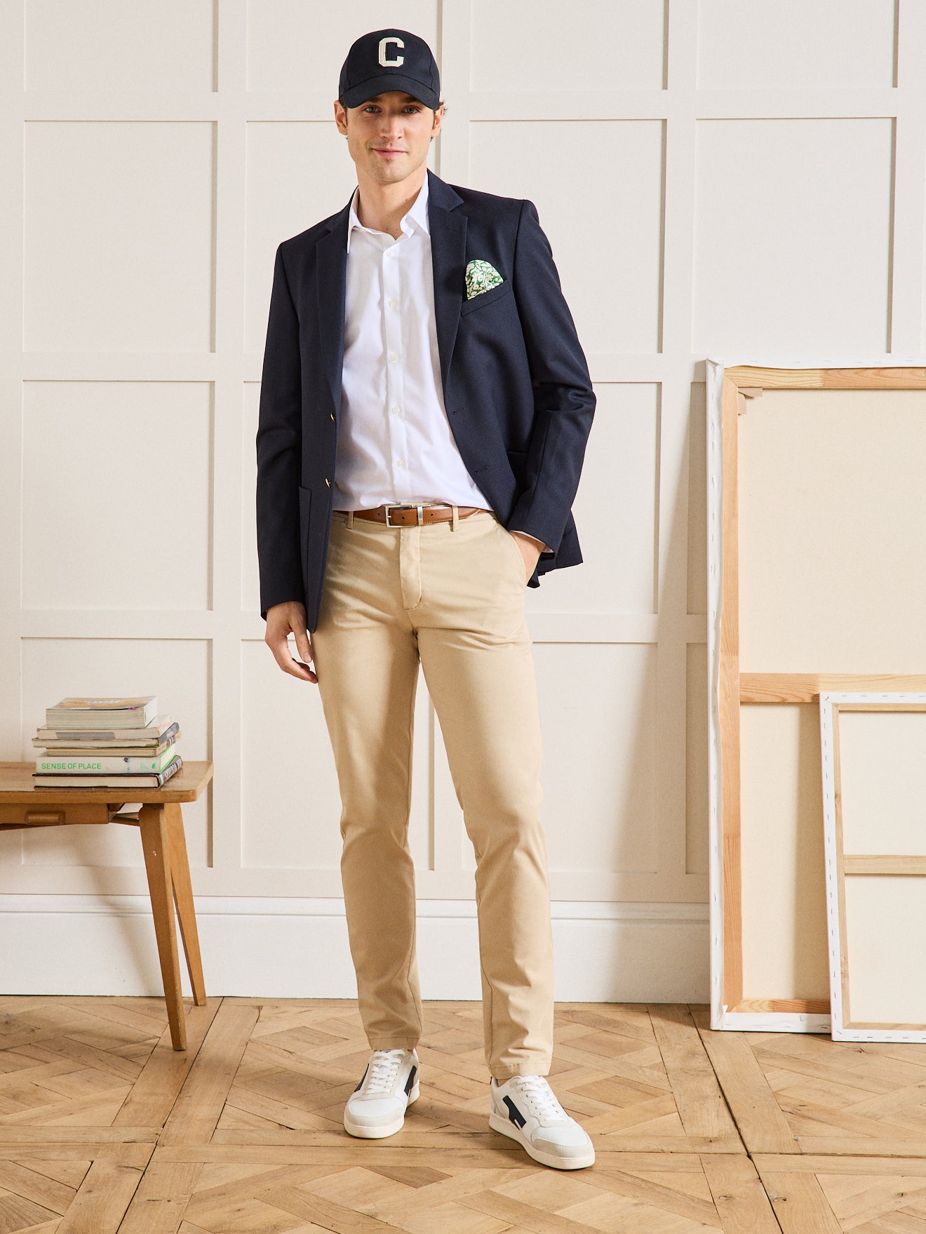 Effen regular fit herenhemd in katoenen twill, non-iron