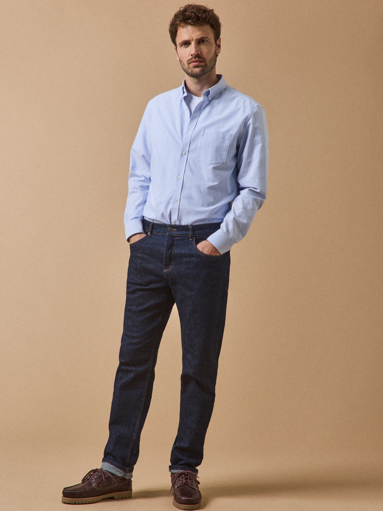 Chemise oxford homme coupe contemporaine