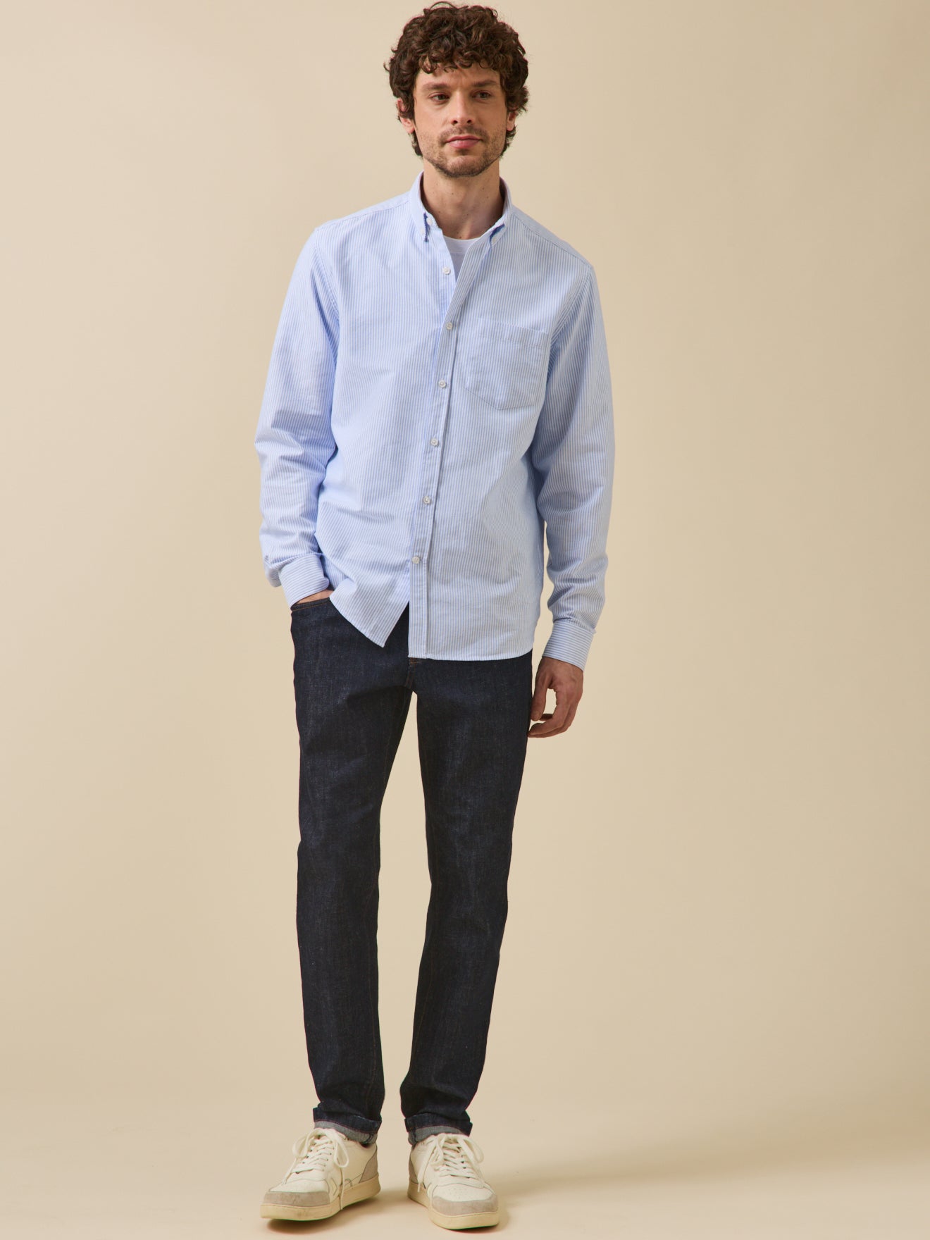 Chemise oxford homme coupe contemporaine