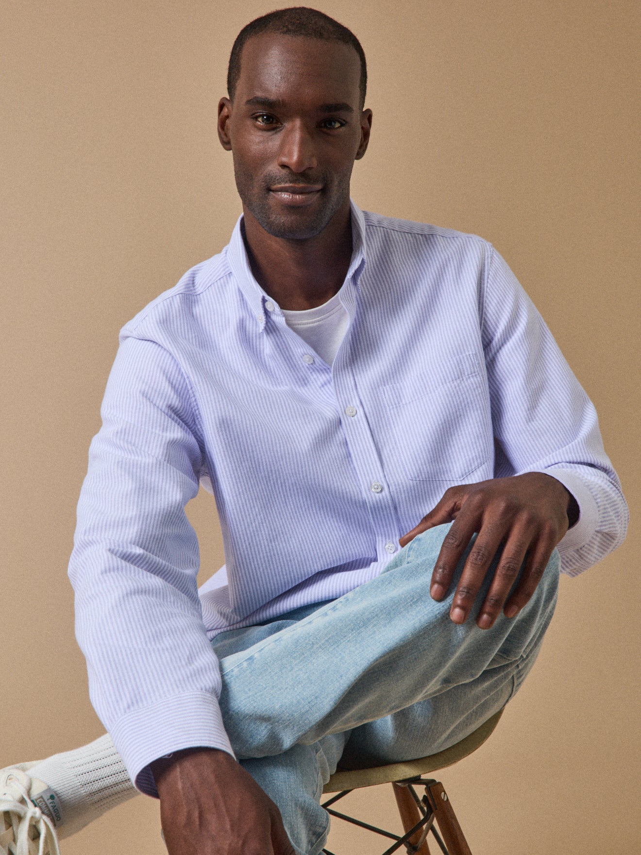 Chemise oxford homme coupe contemporaine