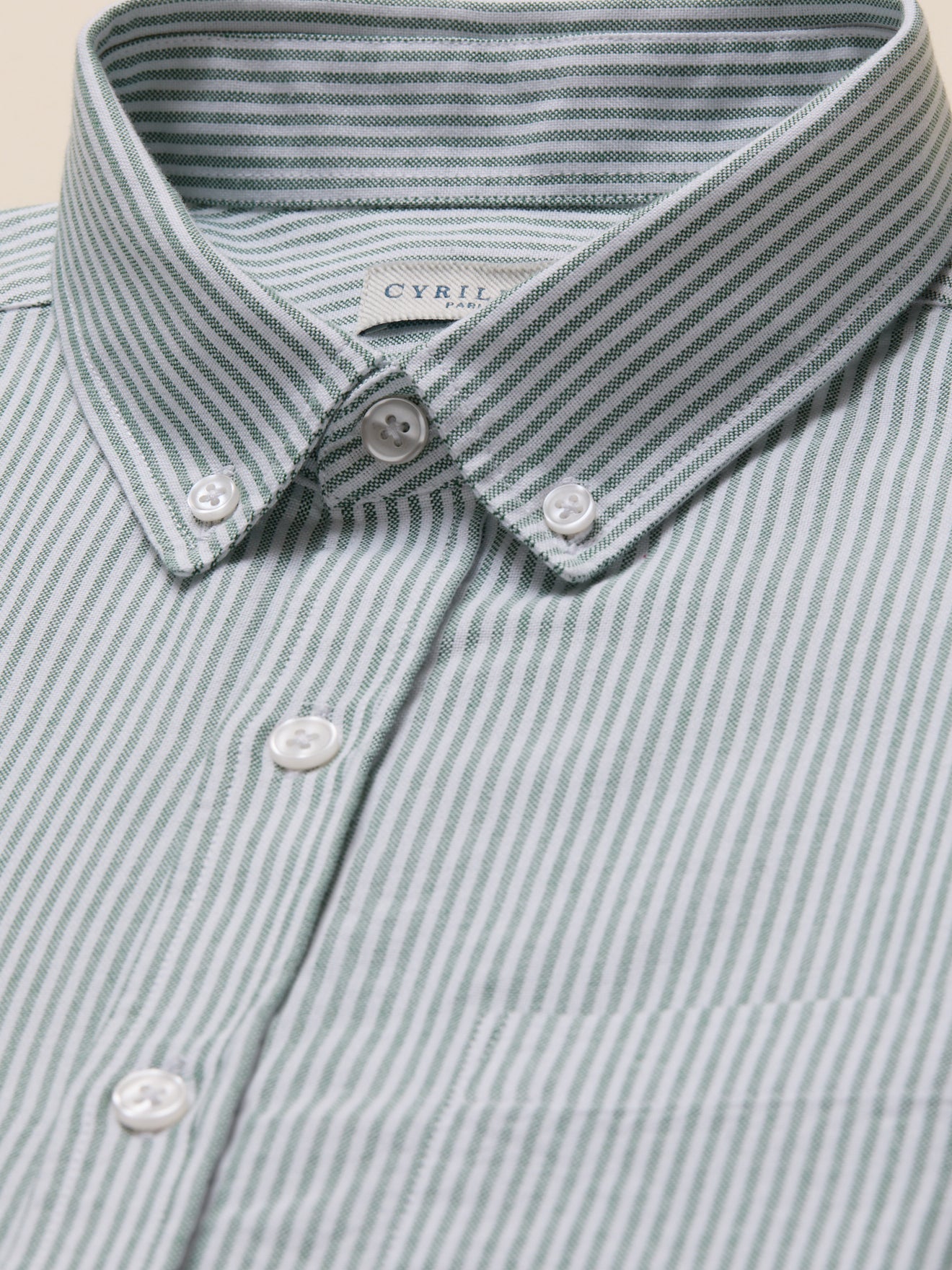 Hedendaags herenhemd in oxfordstof