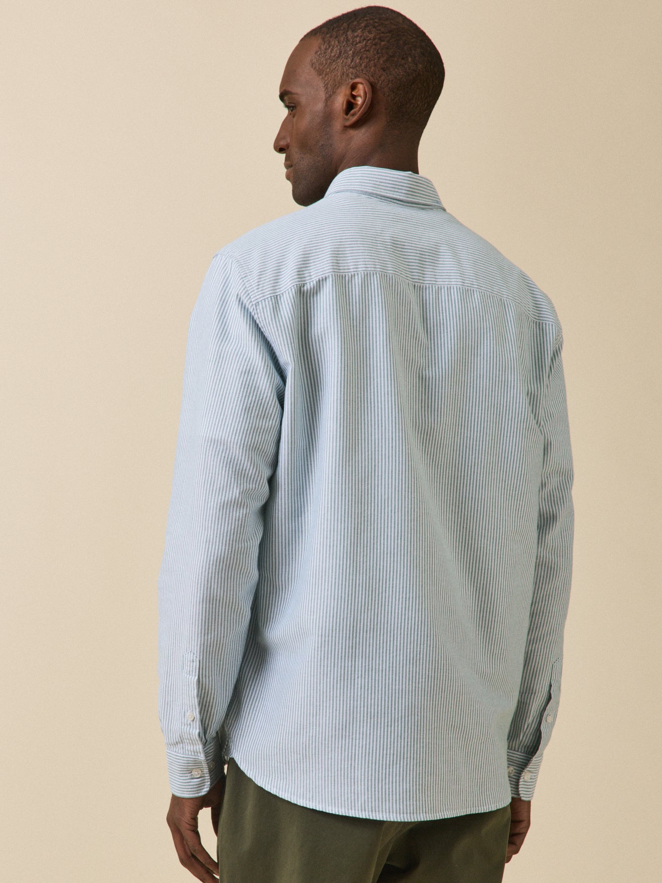 Hedendaags herenhemd in oxfordstof