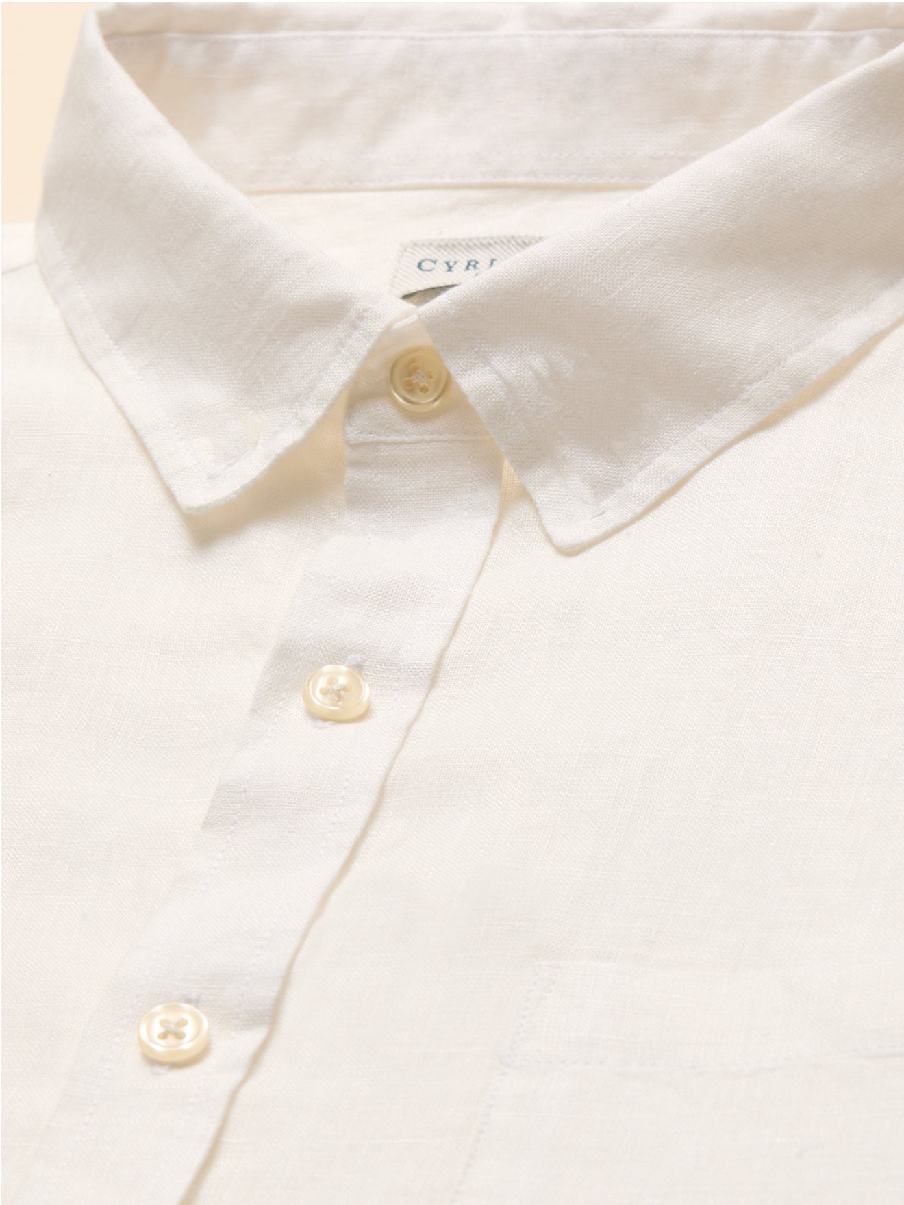 Chemise en lin homme coupe contemporaine