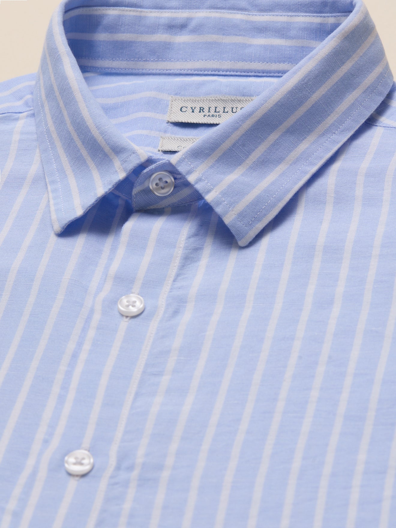 Chemise rayée homme coupe contemporaine